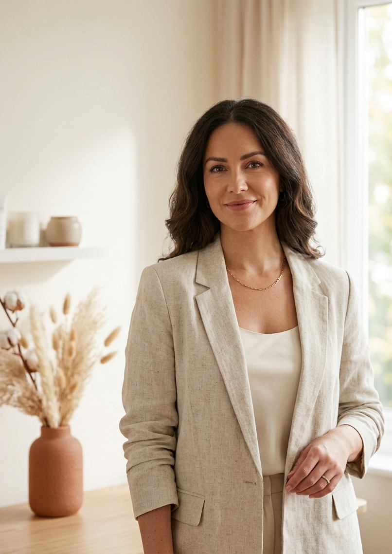 Saloneigenaresse die haar eigen opleiding start